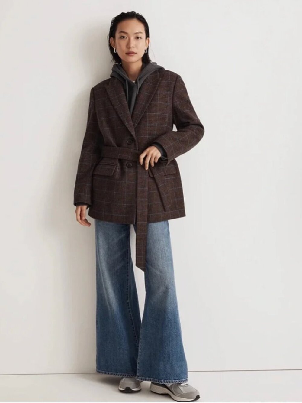 Madewell Bedford oversized wool blazer in size 4